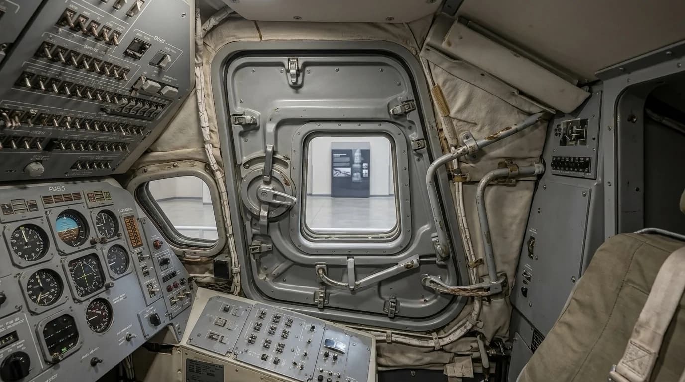 1966 North American Aviation Apollo Command/Service Module - Hatch - Crewed Spacecraft vehicle