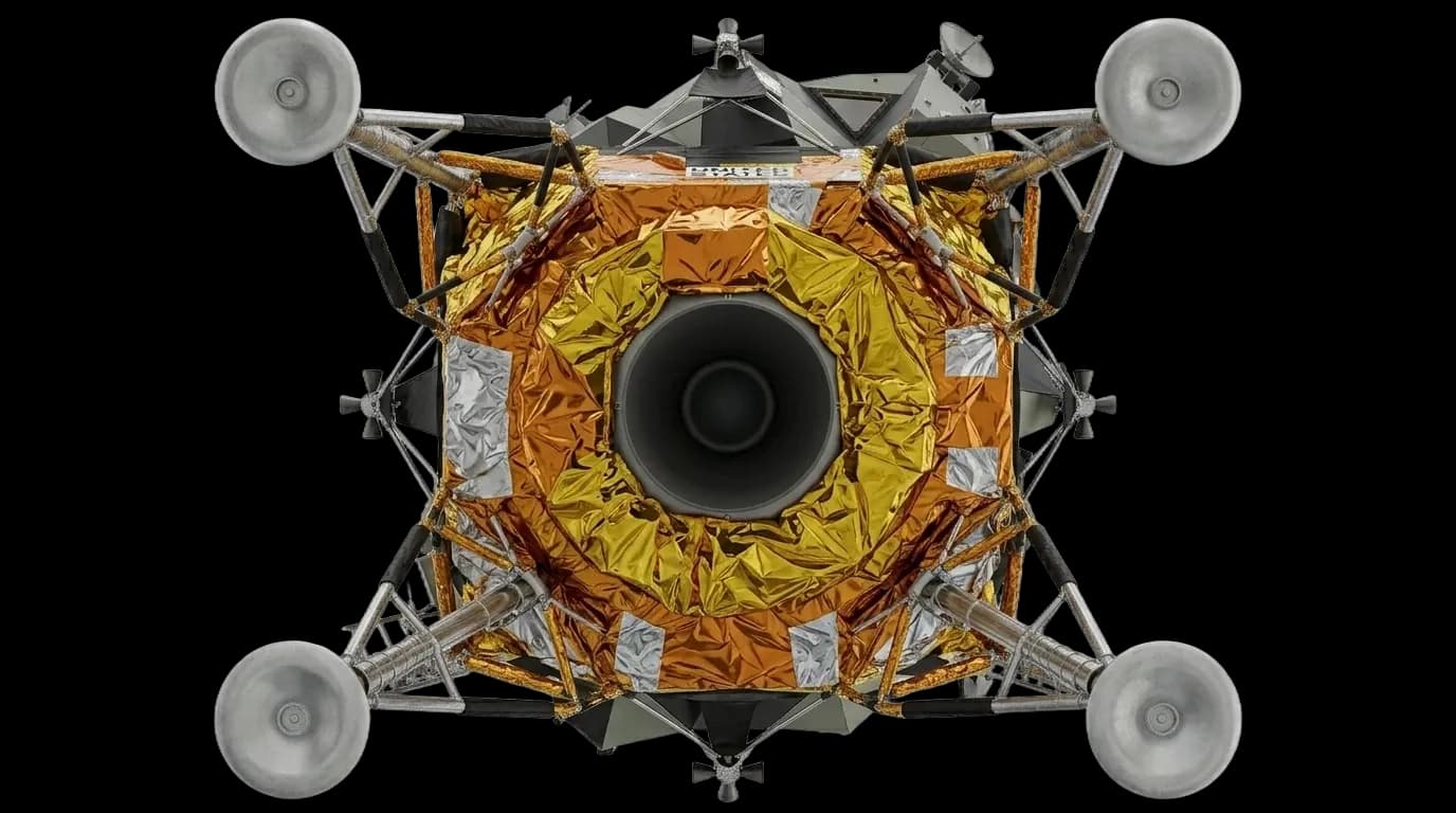 1968 Grumman Apollo Lunar Module - Bottom View - Crewed Spacecraft vehicle