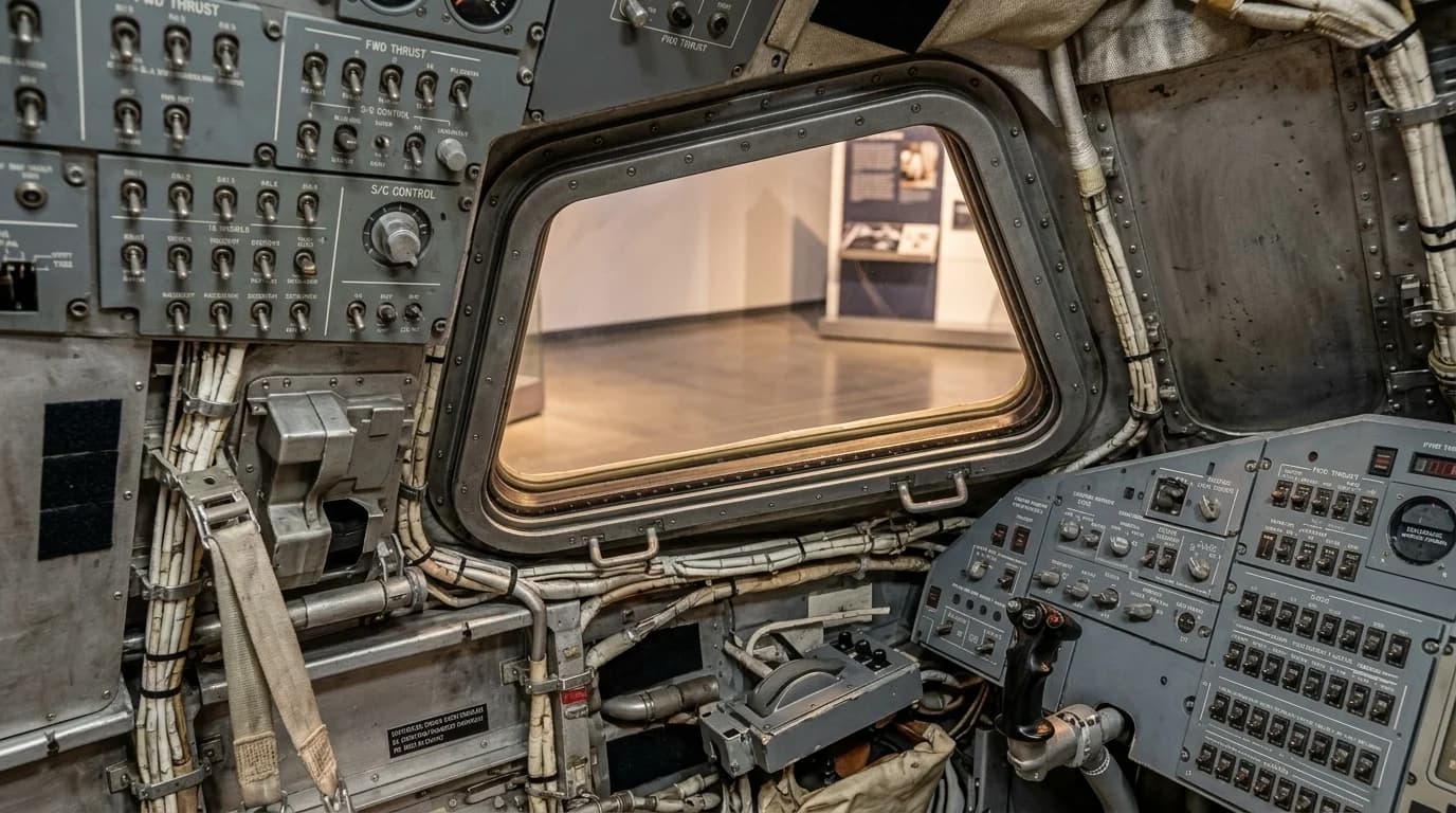 1968 Grumman Apollo Lunar Module - Window - Crewed Spacecraft vehicle