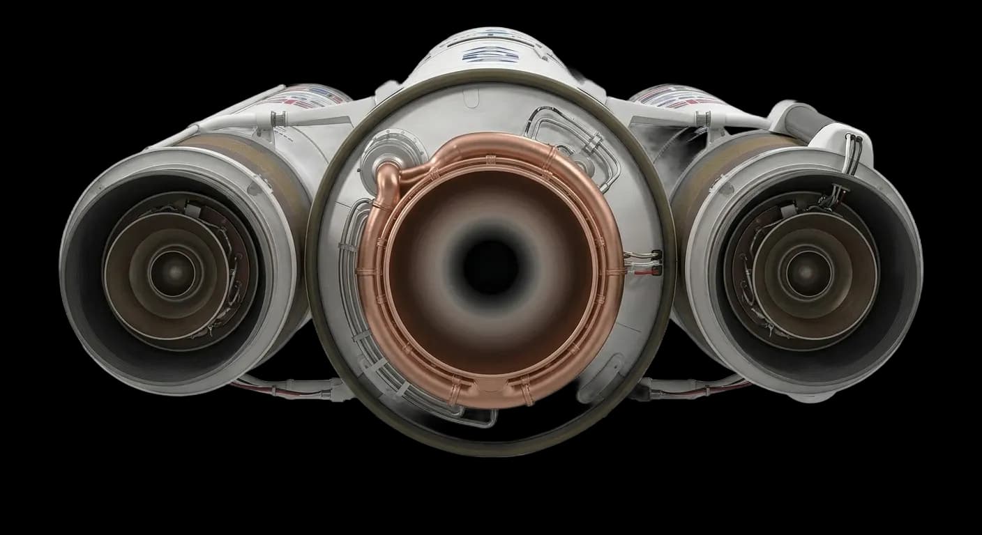 1996 Arianespace Ariane 5 - Bottom View - Launch Vehicle vehicle