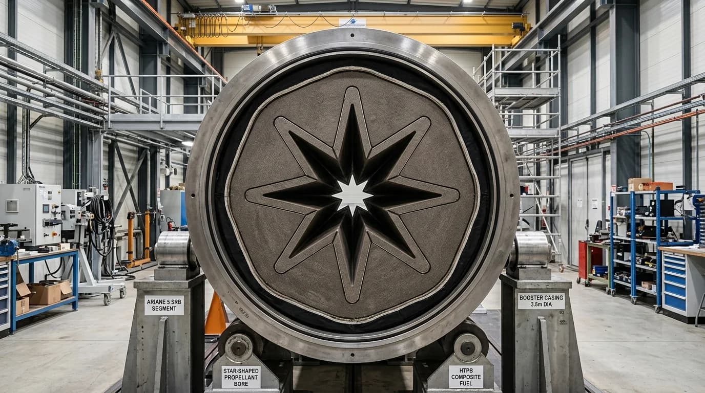 1996 Arianespace Ariane 5 - interior_propellant - Launch Vehicle vehicle