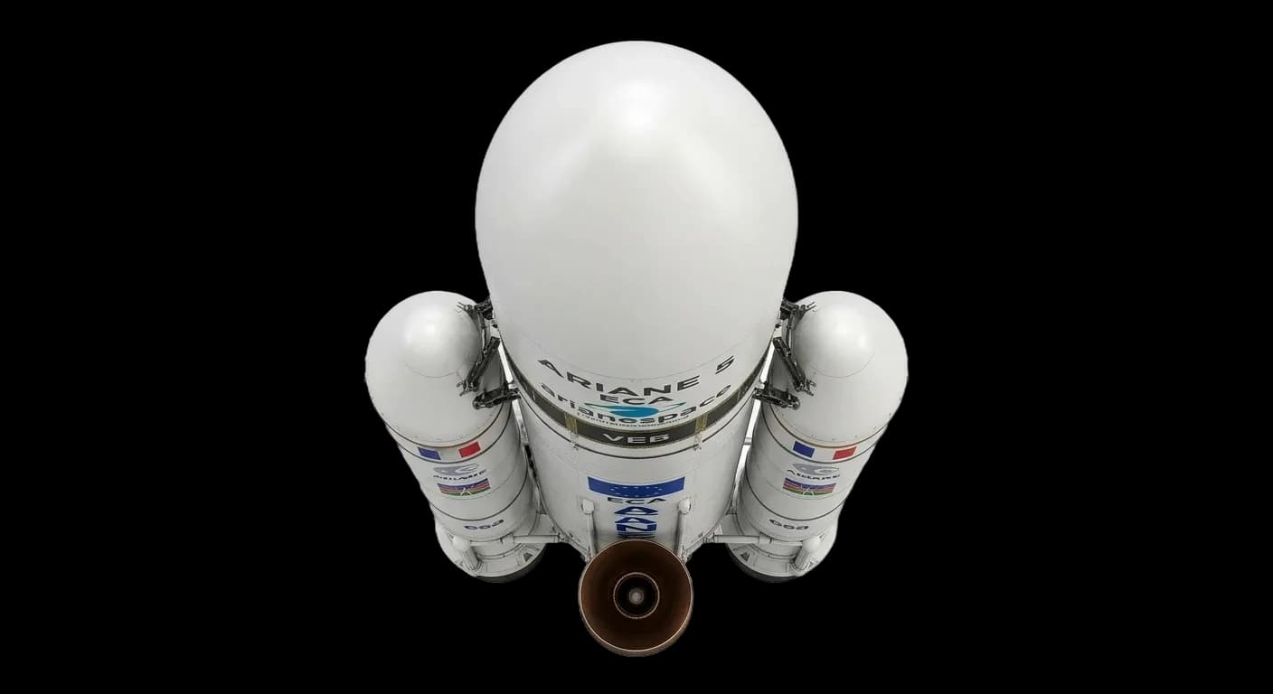 1996 Arianespace Ariane 5 - Top View - Launch Vehicle vehicle