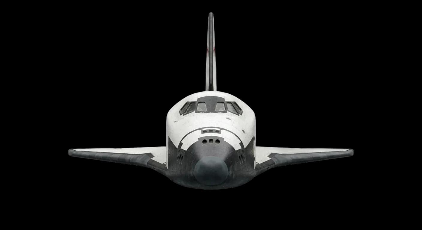 1988 NPO Energia Buran - Front - Space Shuttle vehicle