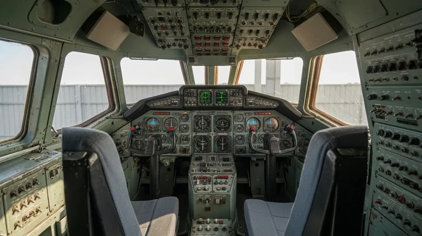 1988 NPO Energia Buran - Cockpit - Space Shuttle vehicle