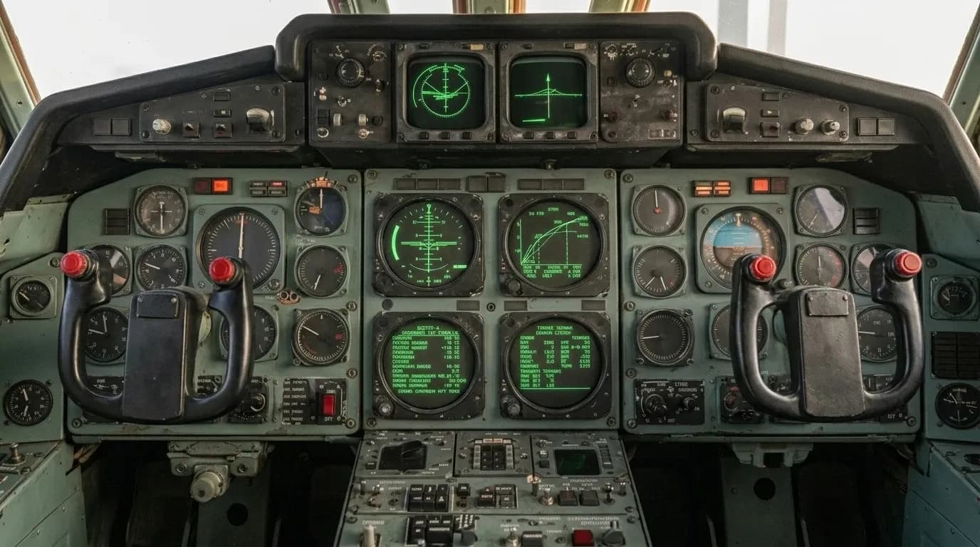 1988 NPO Energia Buran - Flight Displays - Space Shuttle vehicle