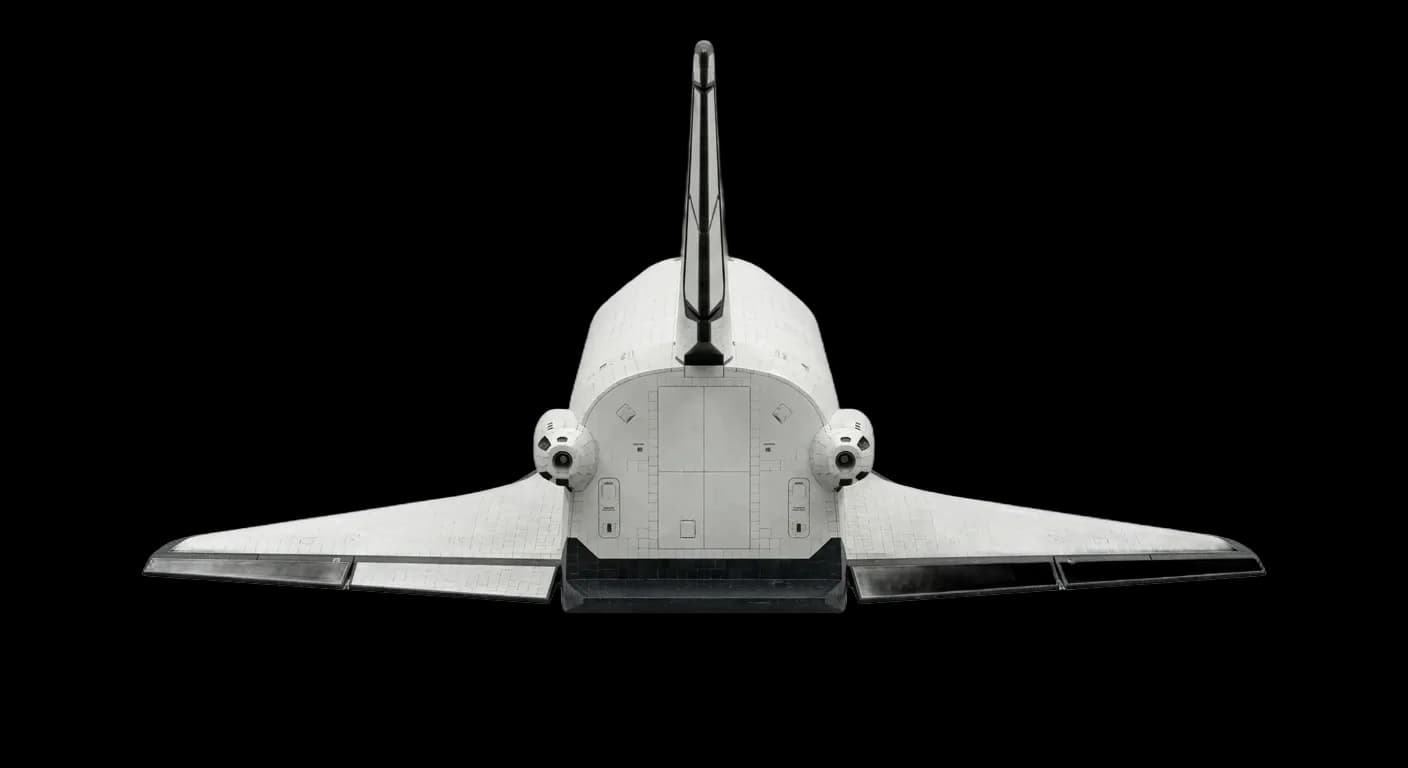 1988 NPO Energia Buran - Engine Cluster - Space Shuttle vehicle