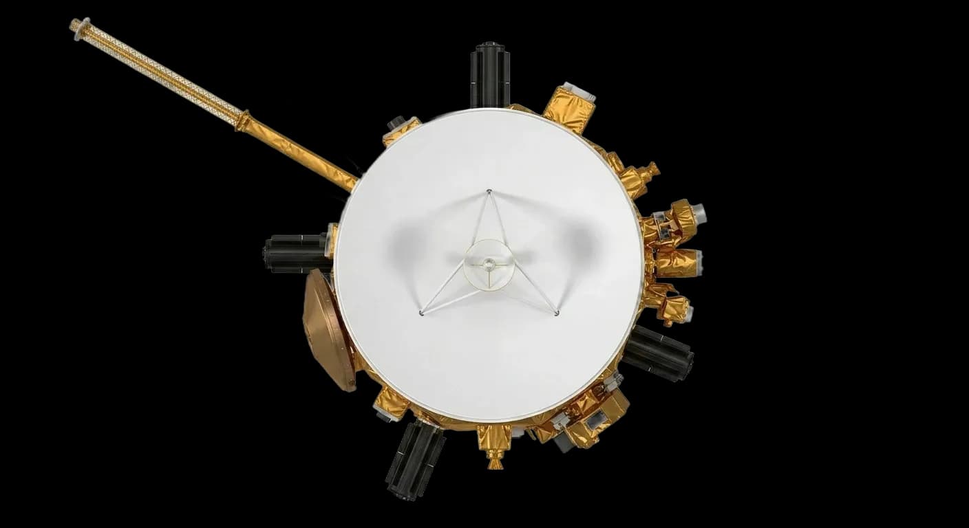 1997 NASA/JPL Cassini-Huygens - Top View - Interplanetary Probe vehicle