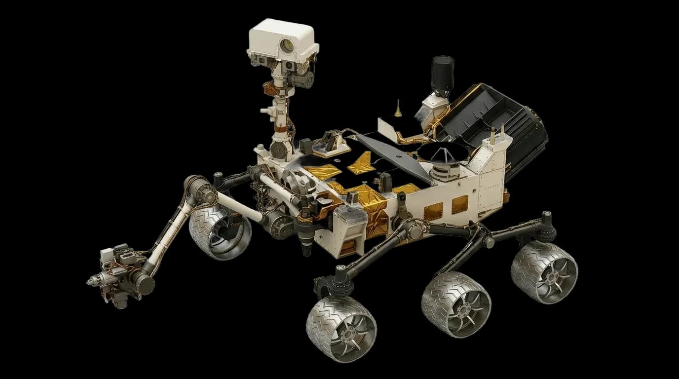 2011 NASA/JPL Curiosity (MSL) - Above Right - Mars Vehicle vehicle