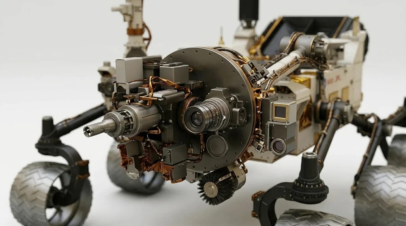 NASA/JPL Curiosity (MSL) 2011 - Drill Turret view