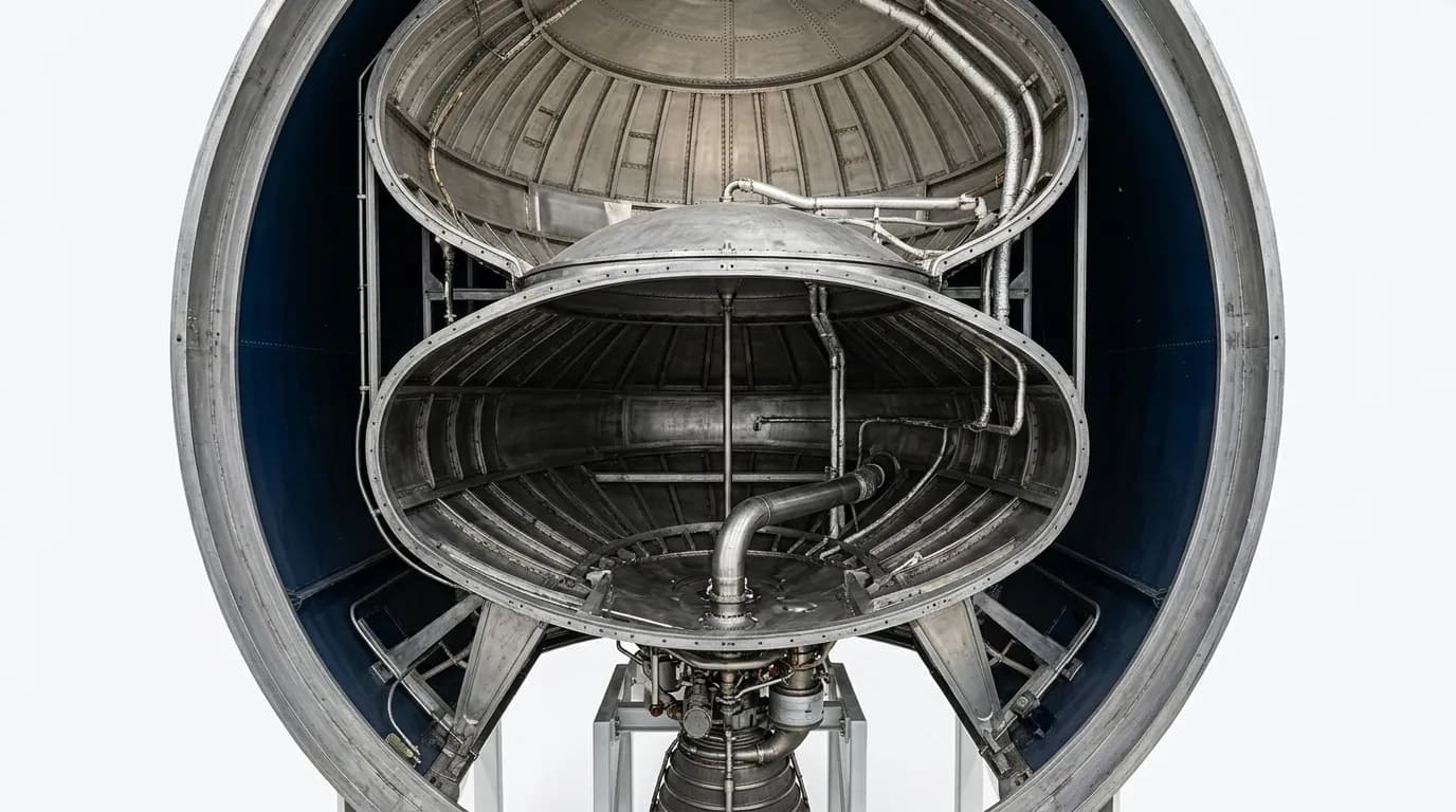 Douglas/Boeing Delta II 1989 - First Stage view