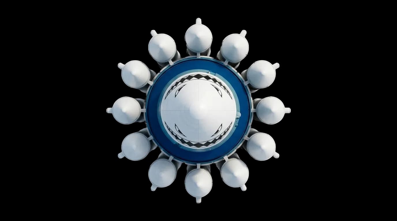 Douglas/Boeing Delta II 1989 - Top View view