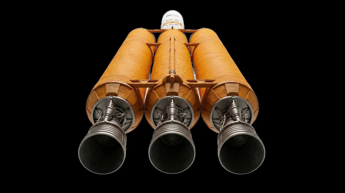 2004 ULA Delta IV Heavy - Bottom View - Launch Vehicle vehicle