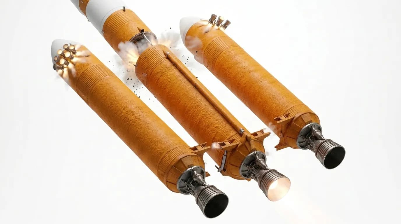 2004 ULA Delta IV Heavy - Separation Mechanism - Launch Vehicle vehicle