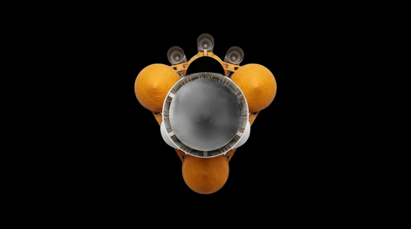 2004 ULA Delta IV Heavy - Top View - Launch Vehicle vehicle