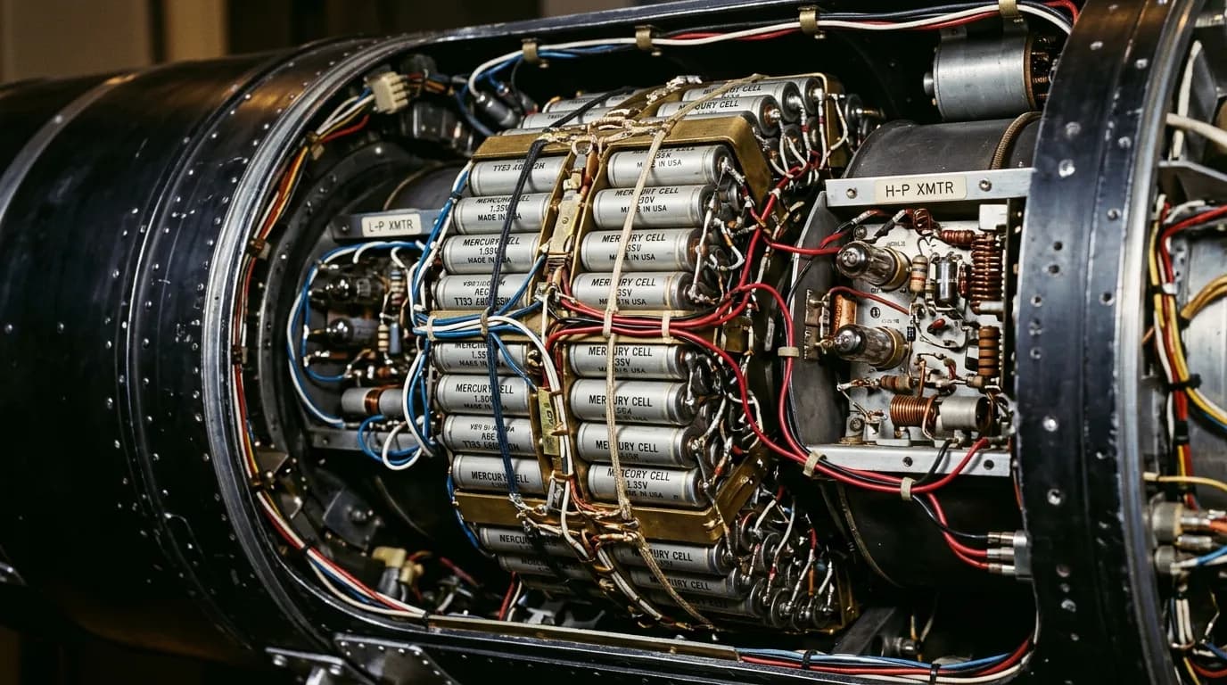 1958 NASA/JPL Explorer 1 - Batteries - Satellite vehicle