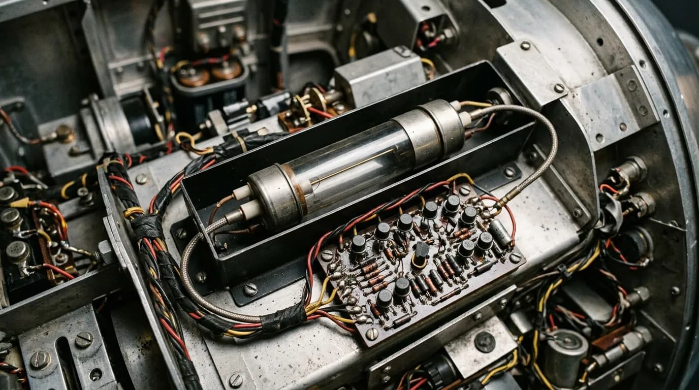 NASA/JPL Explorer 1 1958 - Geiger view