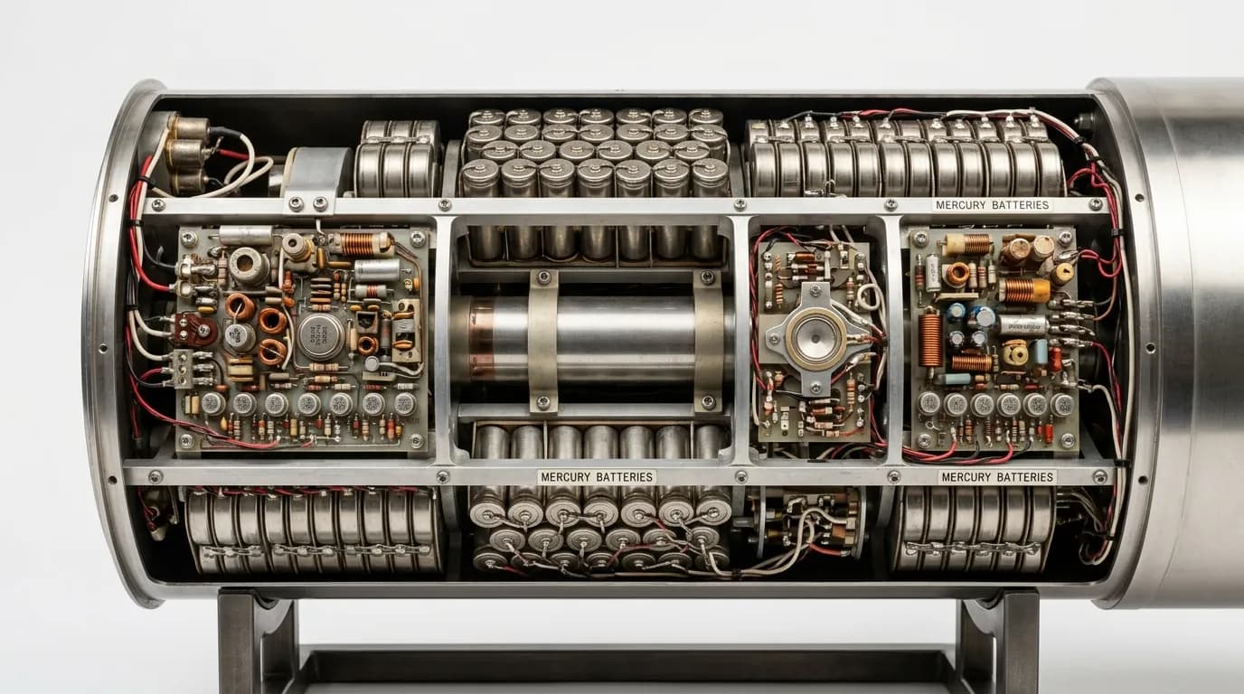 NASA/JPL Explorer 1 1958 - Instruments view