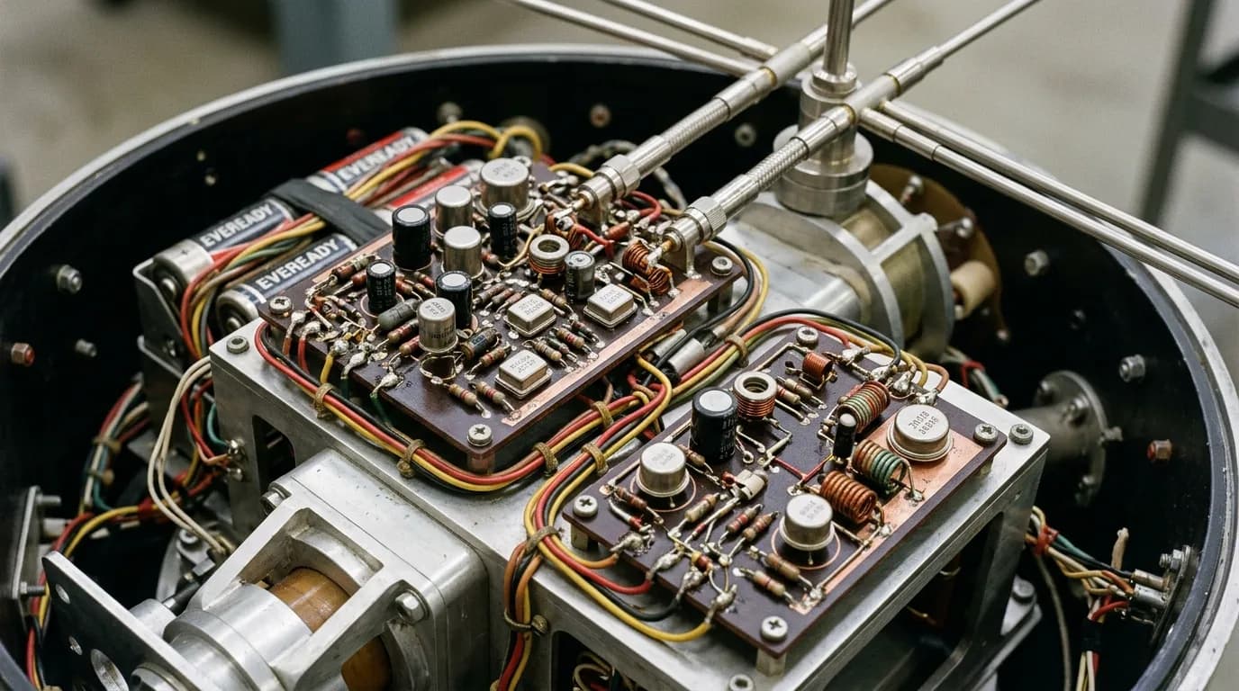 NASA/JPL Explorer 1 1958 - Transmitter view