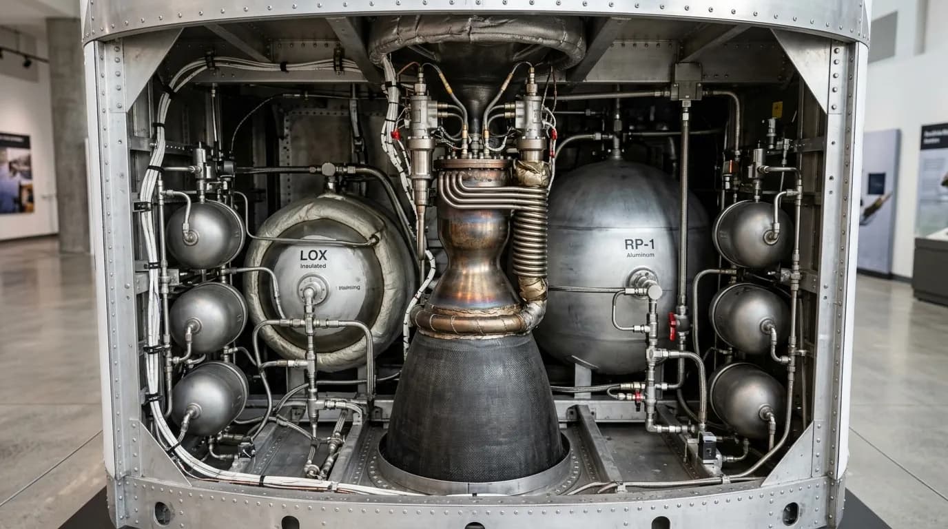 2006 SpaceX Falcon 1 - Second Stage - Launch Vehicle vehicle