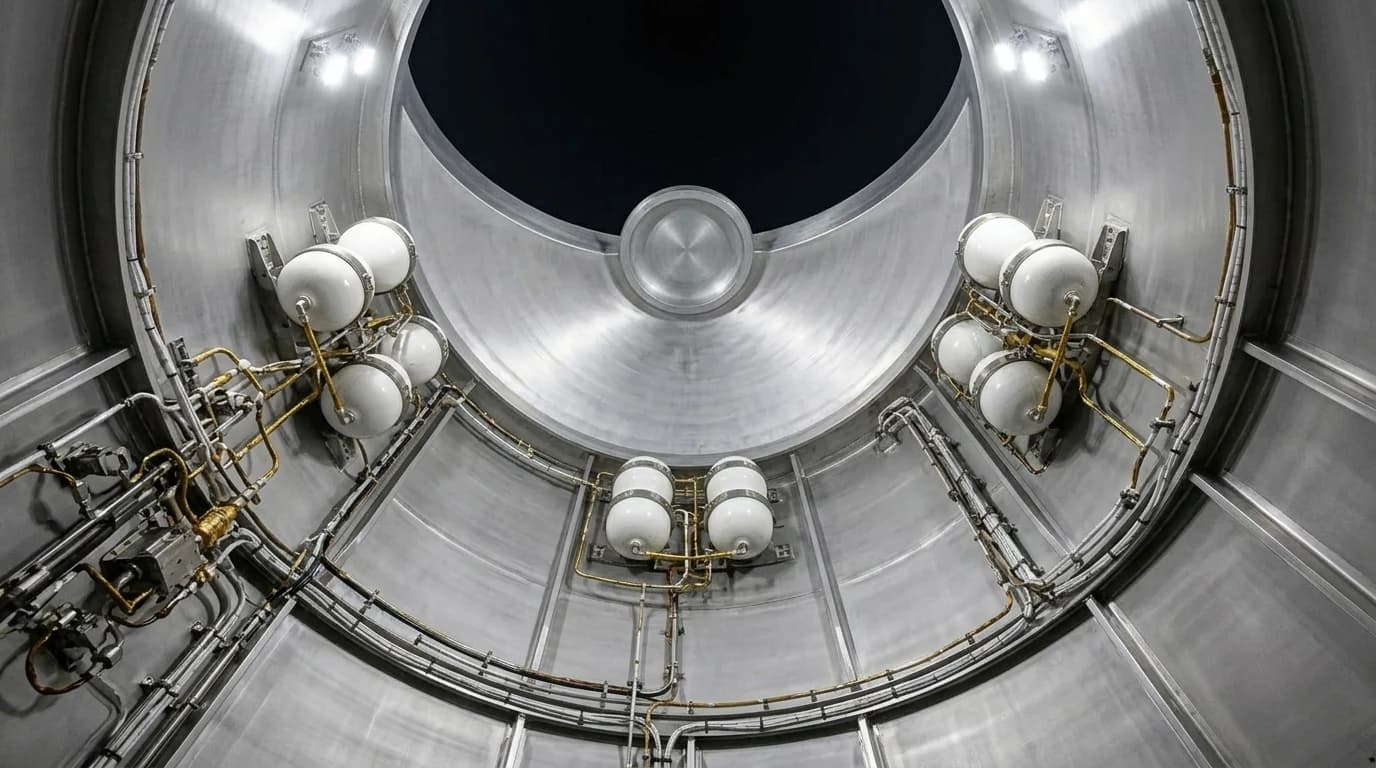 SpaceX Falcon 9 2010 - Propellant Tank view