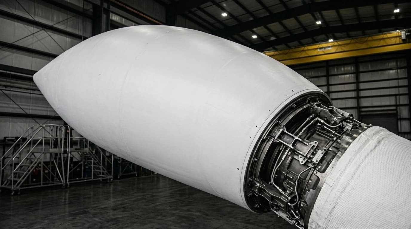 2018 SpaceX Falcon Heavy - Booster Nosecone - Launch Vehicle vehicle