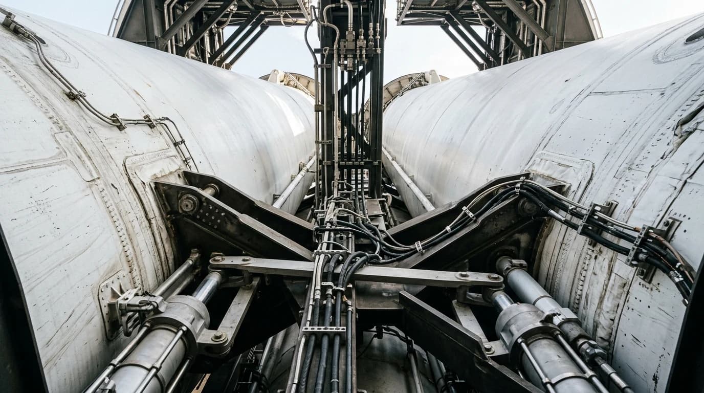 2018 SpaceX Falcon Heavy - Between Cores - Launch Vehicle vehicle