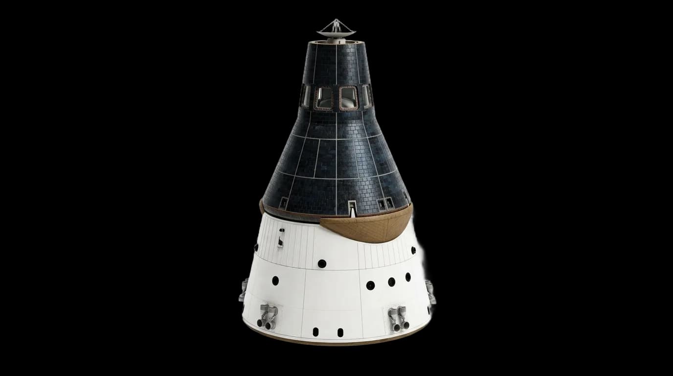 1965 McDonnell Gemini Capsule - Hero - Crewed Spacecraft vehicle