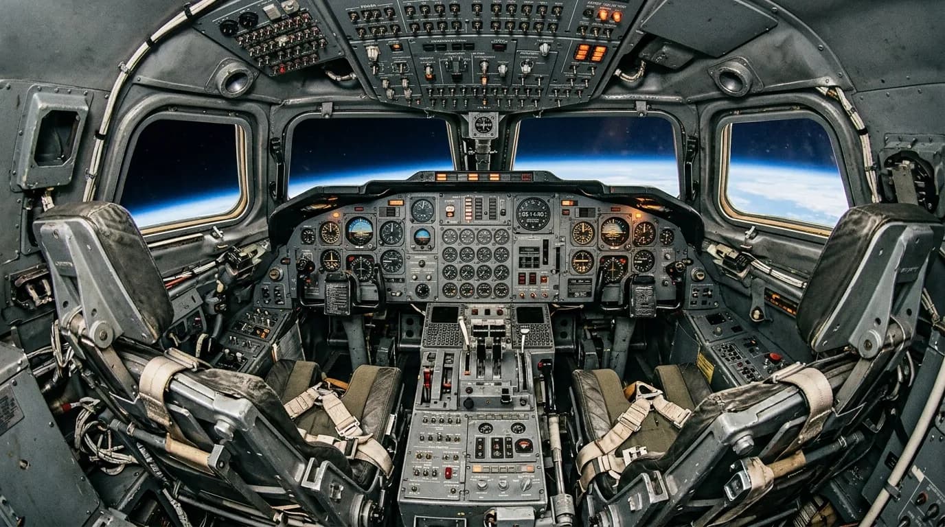 1965 McDonnell Gemini Capsule - Cockpit - Crewed Spacecraft vehicle