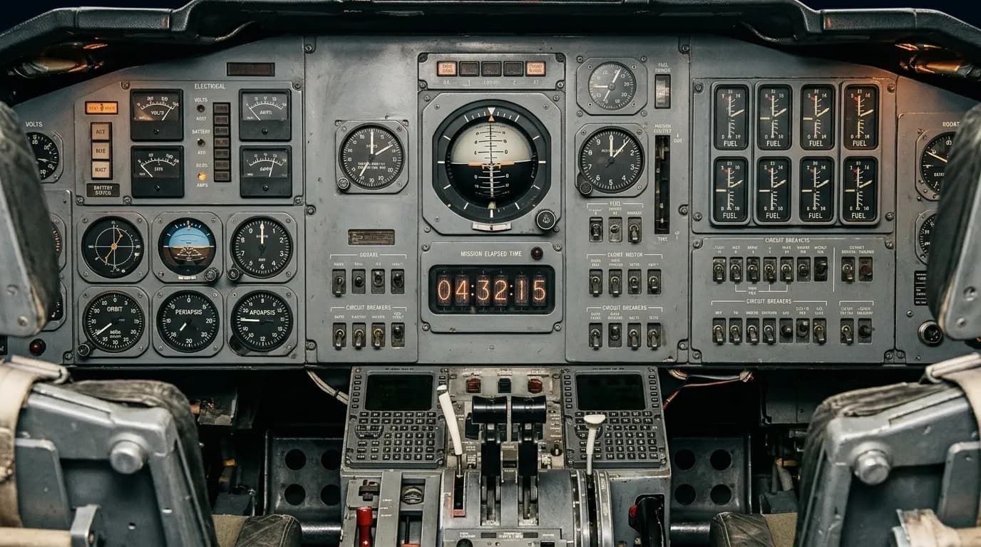 1965 McDonnell Gemini Capsule - Instruments - Crewed Spacecraft vehicle