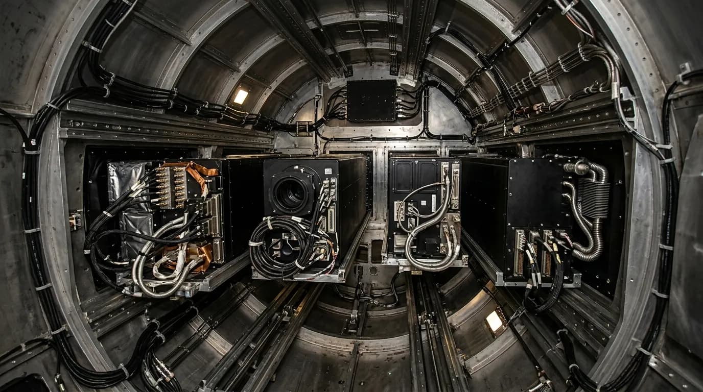 Lockheed Martin Hubble Space Telescope 1990 - Instruments view