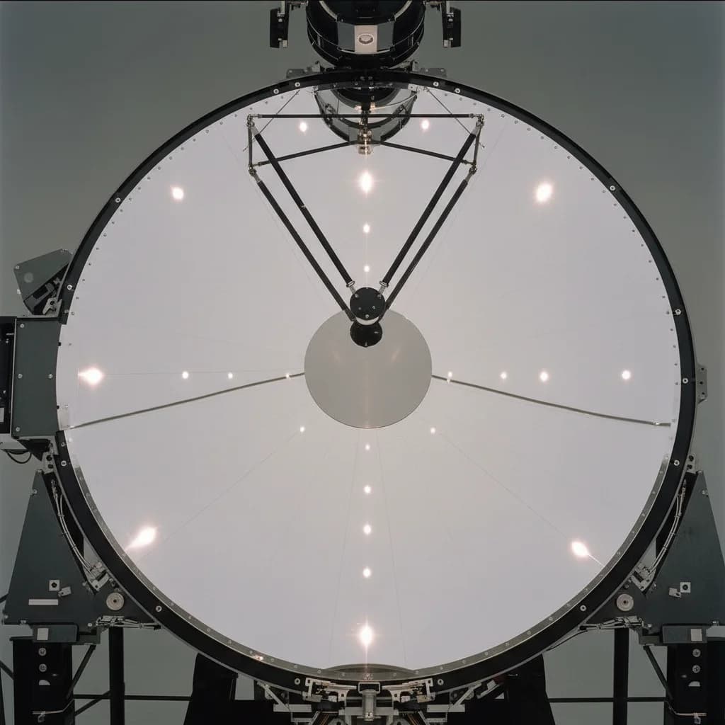 Lockheed Martin Hubble Space Telescope 1990 - Mirror view