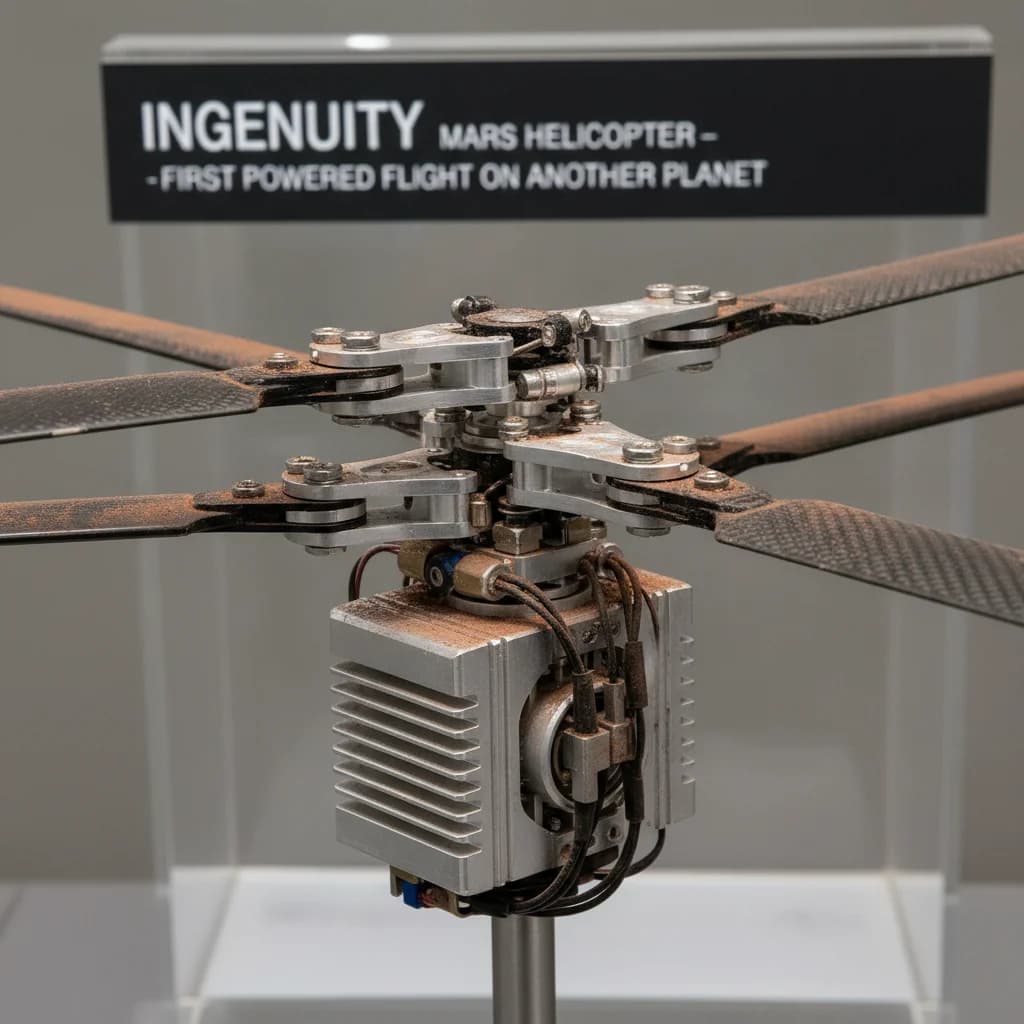 2021 NASA/JPL Ingenuity - Rotor Mechanism - Mars Vehicle vehicle
