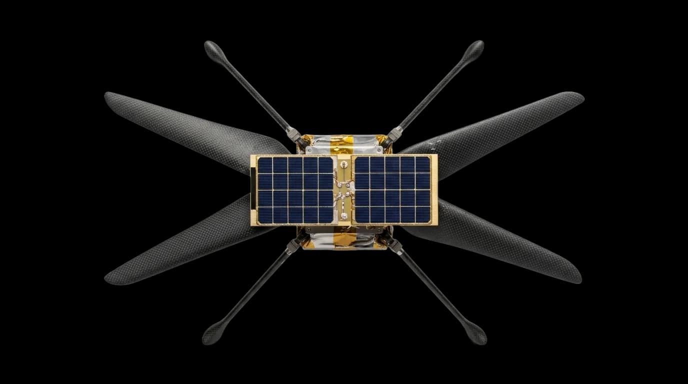 2021 NASA/JPL Ingenuity - Top View - Mars Vehicle vehicle