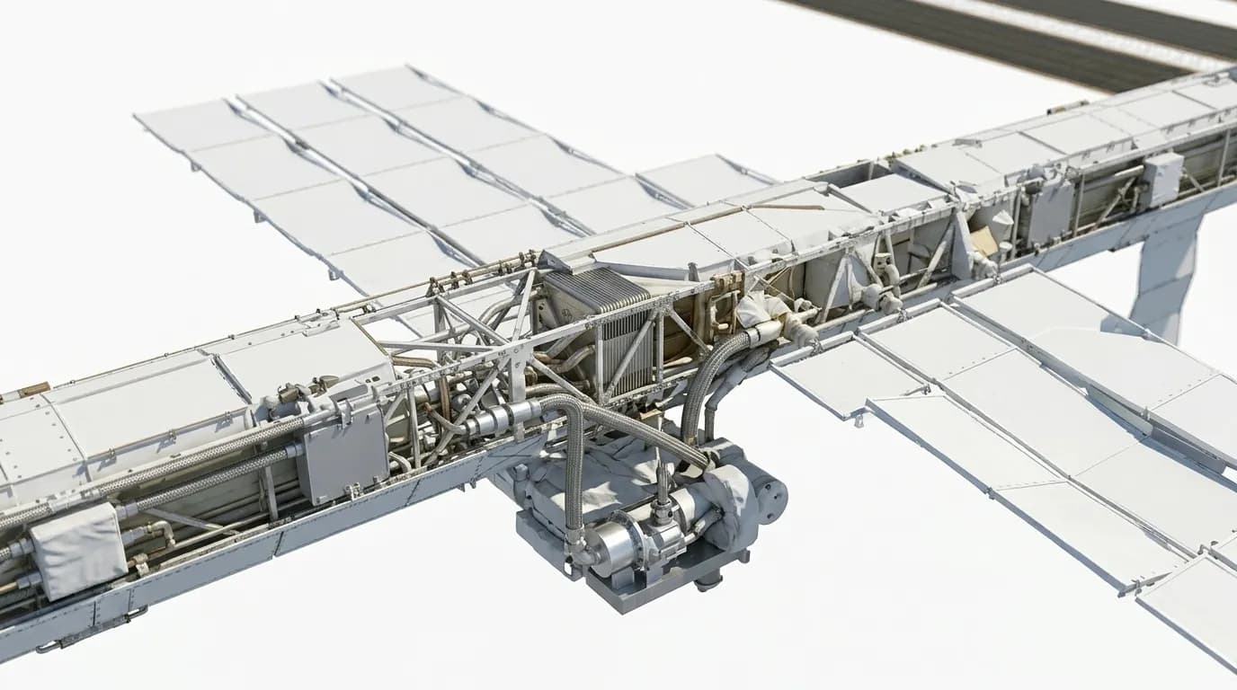 1998 NASA International Space Station - Radiators - Space Station vehicle