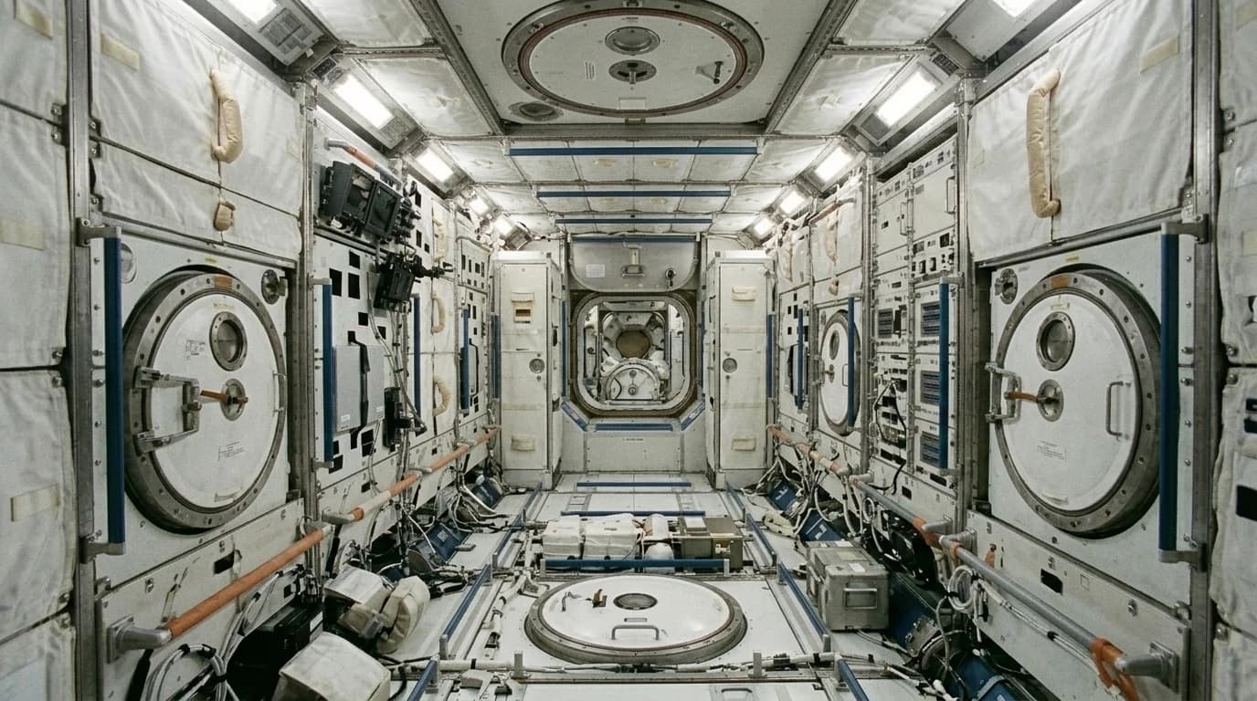 NASA International Space Station 1998 - Harmony Node view
