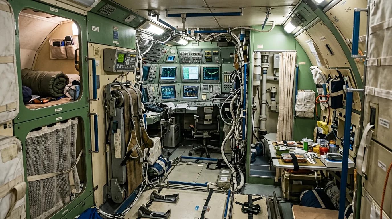 1998 NASA International Space Station - Zvezda Module - Space Station vehicle