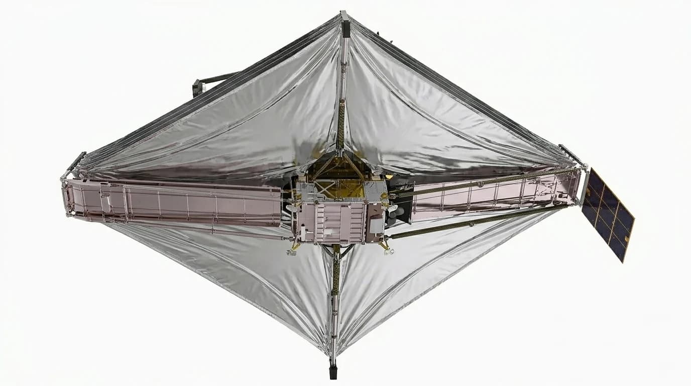 2021 NASA/GSFC James Webb Space Telescope - Bottom View - Satellite vehicle