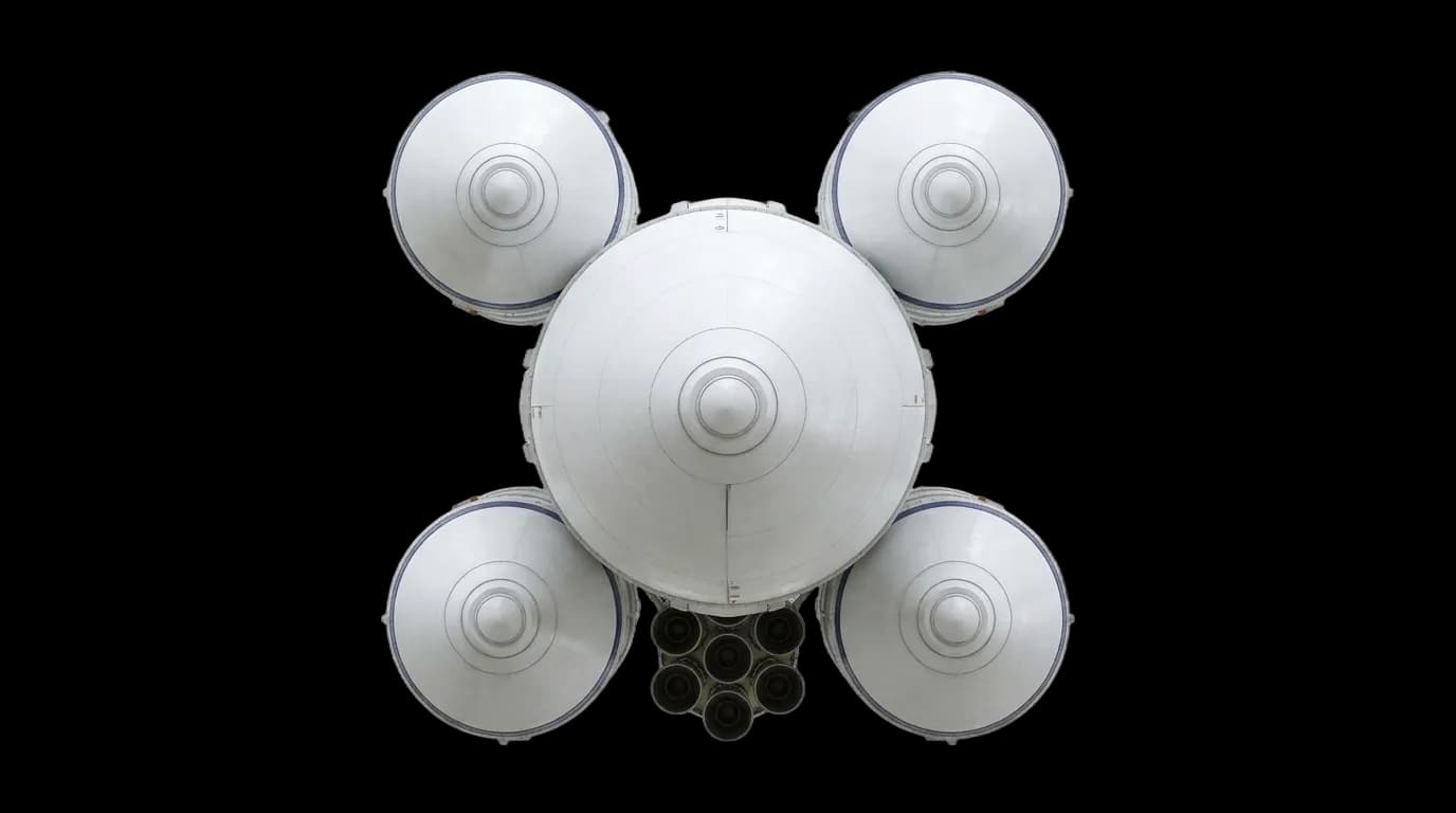 2016 CALT Long March 5 - Top View - Launch Vehicle vehicle