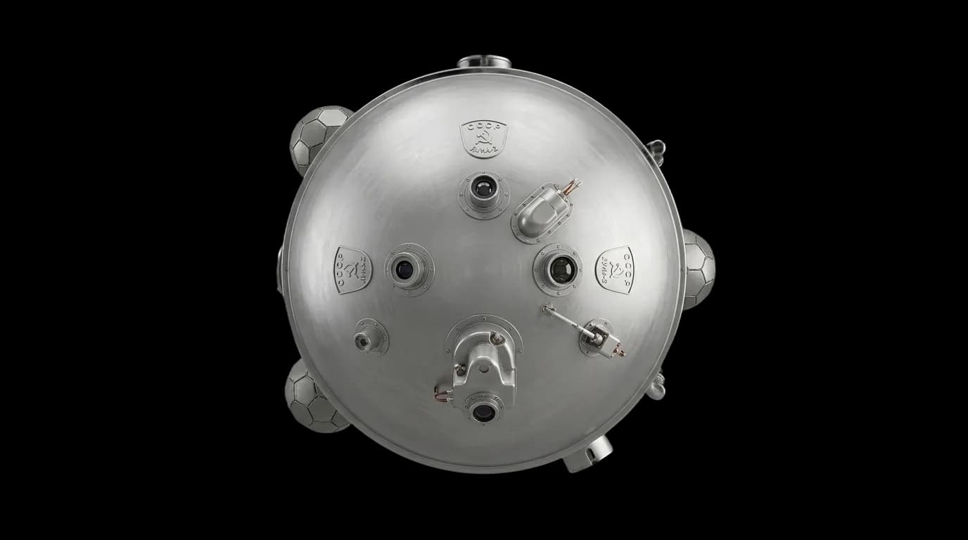 1959 OKB-1 Luna 2 - Engine Cluster - Interplanetary Probe vehicle
