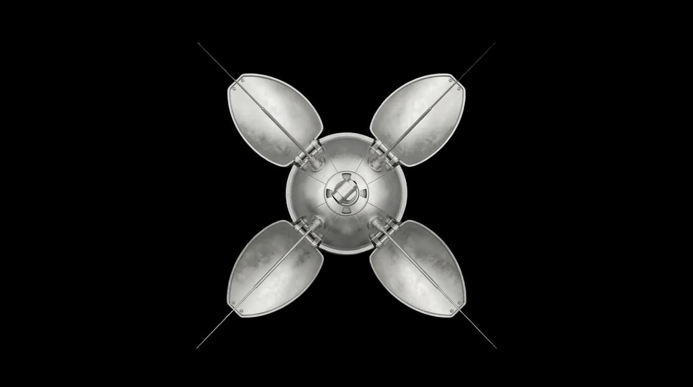 1966 OKB-1 Luna 9 - Top View - Lunar Vehicle vehicle