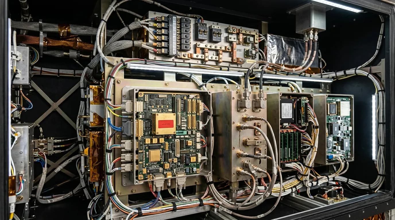 ISRO Mangalyaan (Mars Orbiter Mission) 2013 - Avionics Bay view