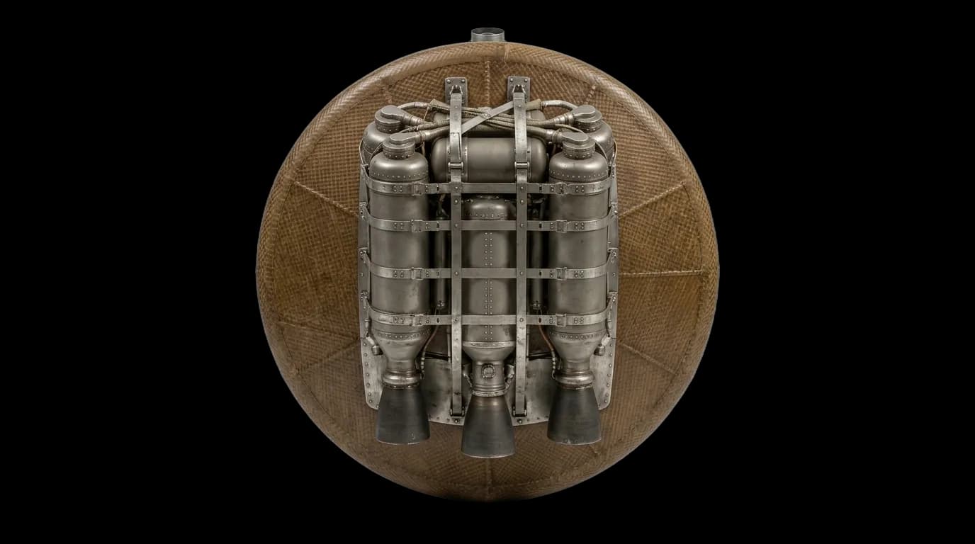 McDonnell Mercury Capsule 1961 - Bottom View view