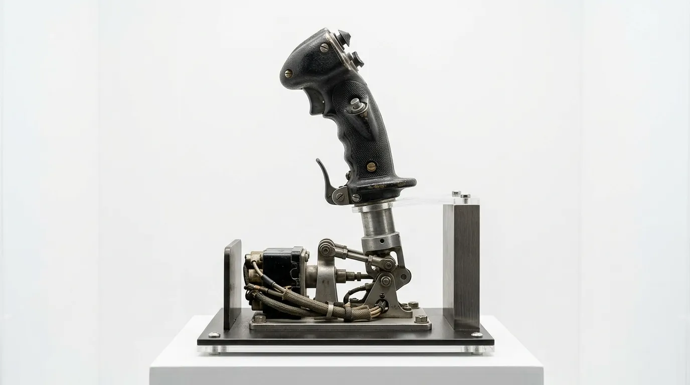 1961 McDonnell Mercury Capsule - feature_hand_controller - Crewed Spacecraft vehicle