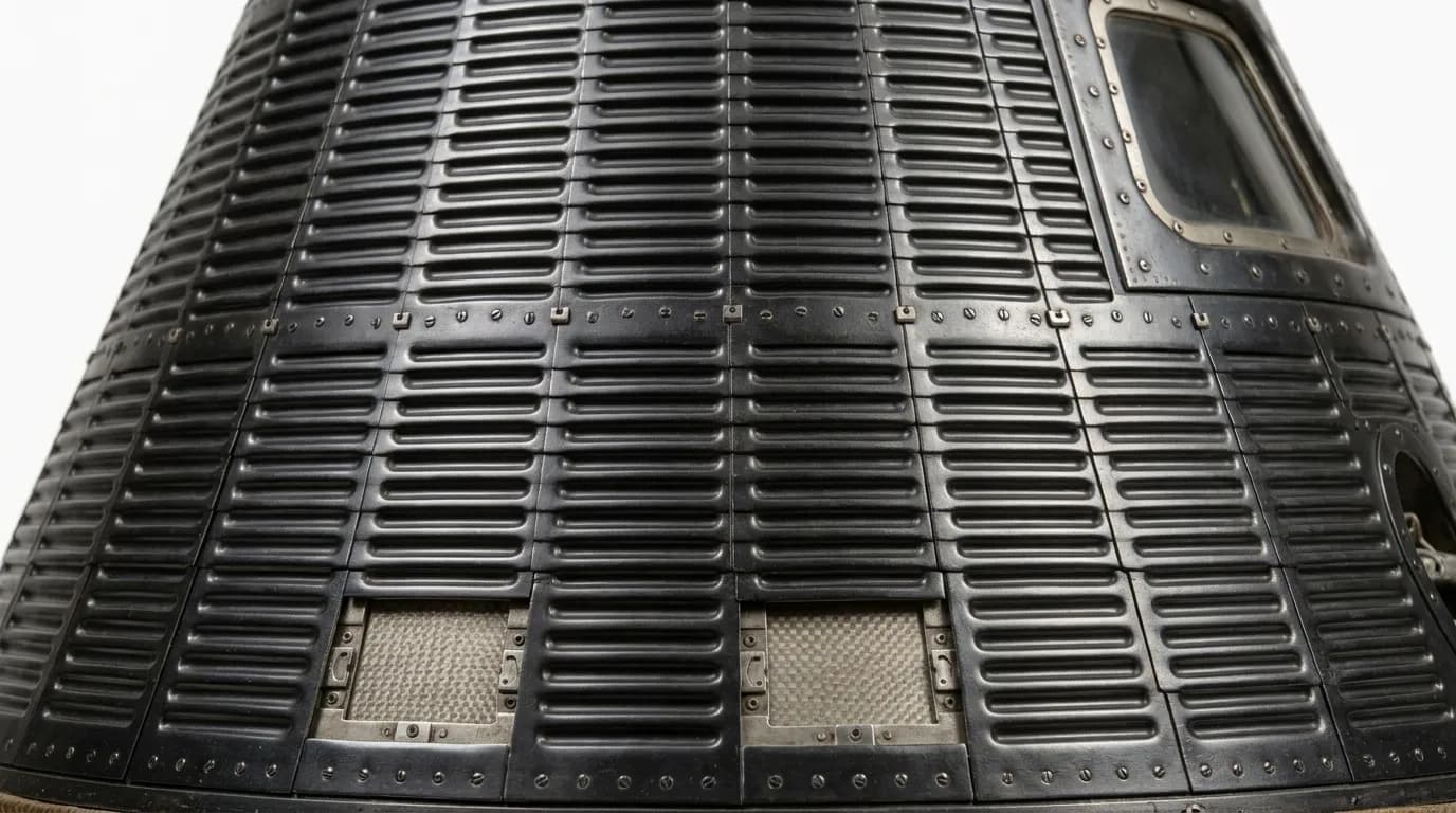 1961 McDonnell Mercury Capsule - feature_shingles - Crewed Spacecraft vehicle