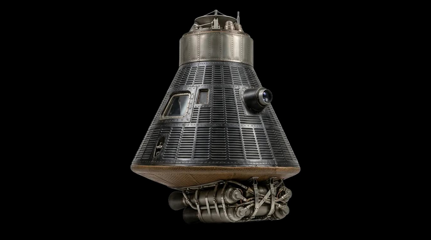 1961 McDonnell Mercury Capsule - Hero - Crewed Spacecraft vehicle