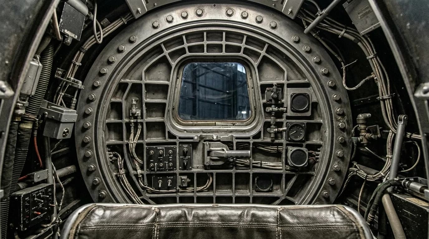 McDonnell Mercury Capsule 1961 - Hatch view