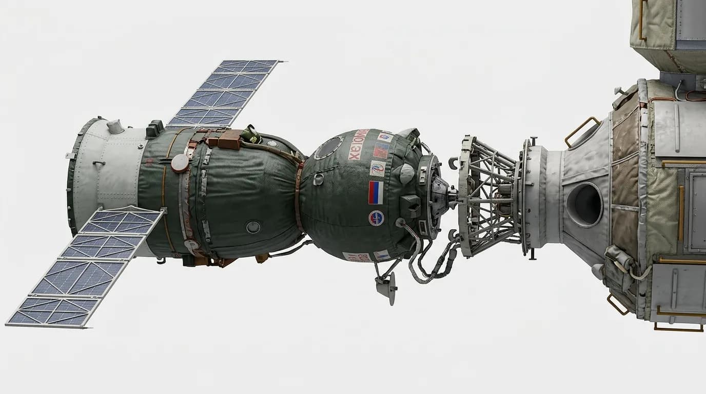 1986 Roscosmos Mir - Soyuz - Space Station vehicle