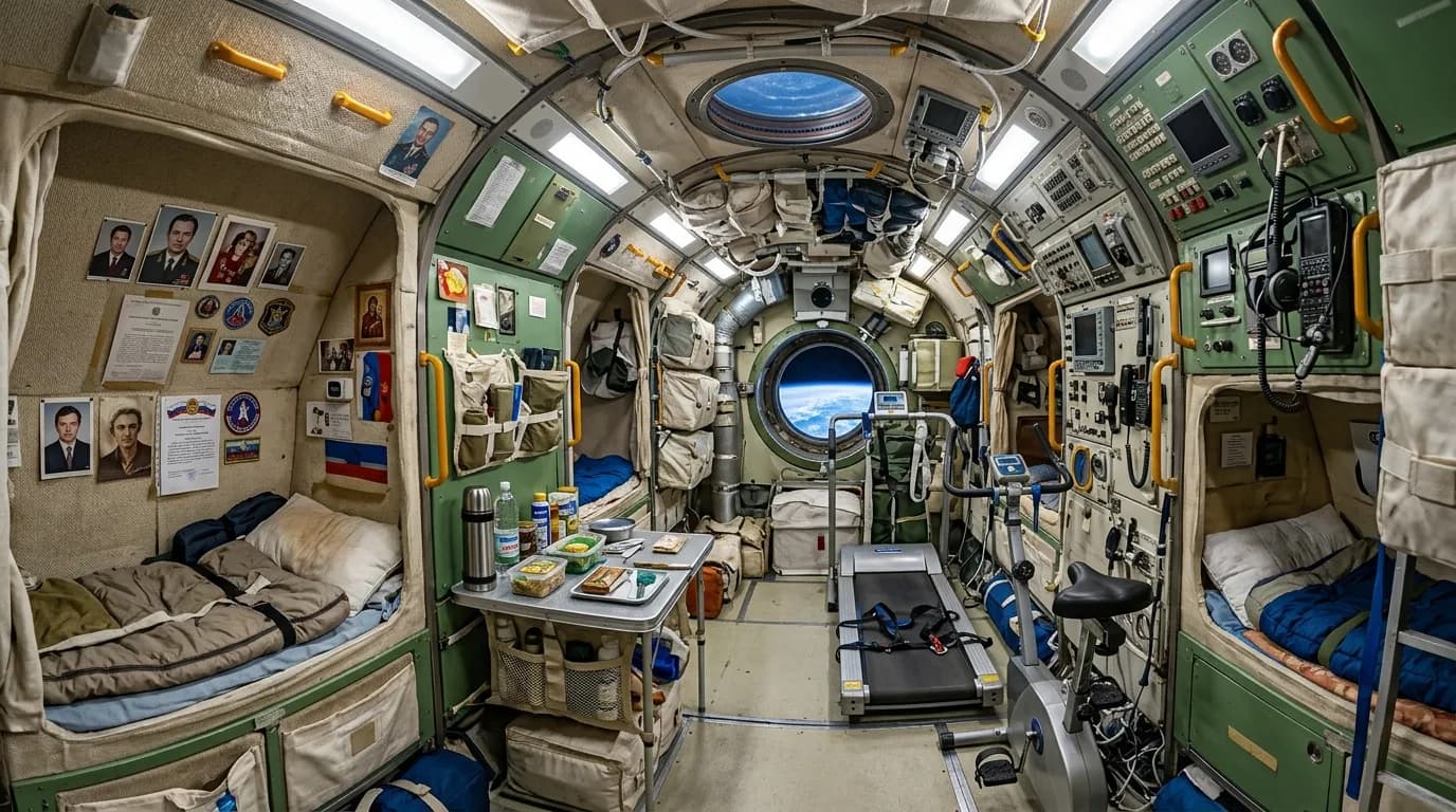 Roscosmos Mir 1986 - Core Module view