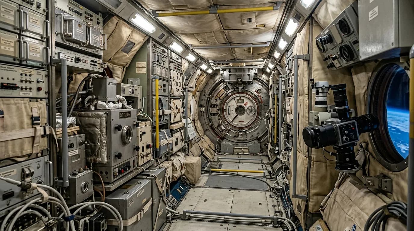 1986 Roscosmos Mir - Kristall Module - Space Station vehicle