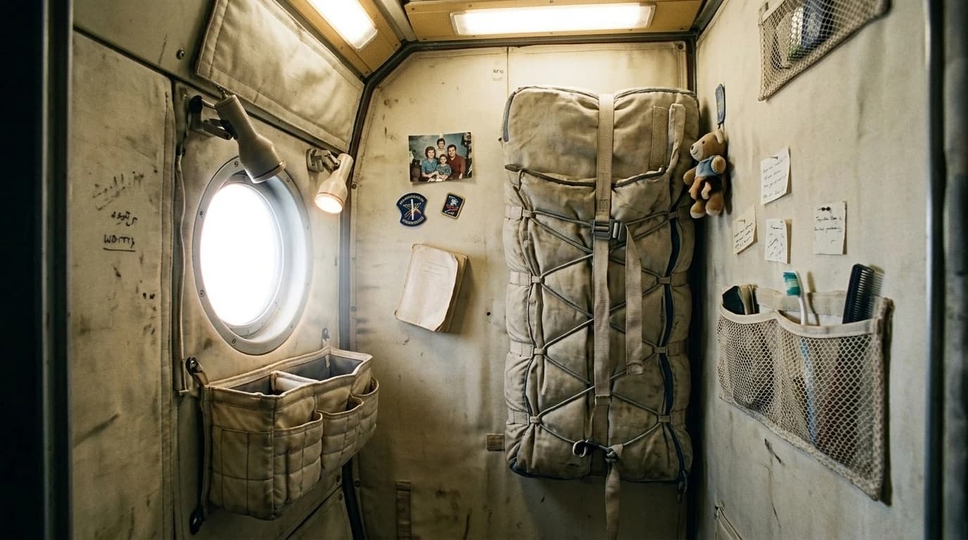 Roscosmos Mir 1986 - Crew Quarters view
